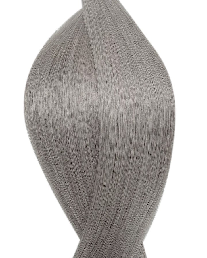 #66 Grau Keratin Bonding Extensions Echthaar